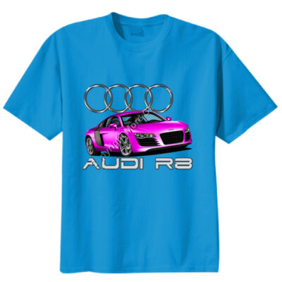 Audi - R8 - Pink - Unisex Modern Fit Tee Thumbnail