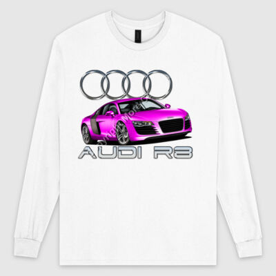 Audi - R8 - Pink - Ultra Cotton Mens Longsleeve Tee Thumbnail