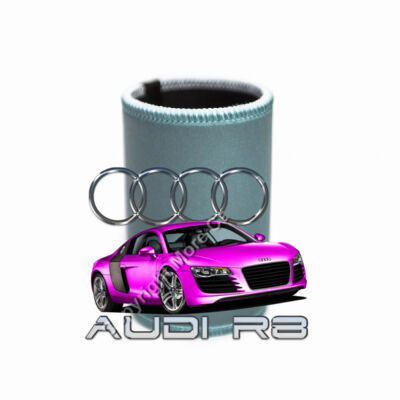 Audi - R8 - Pink - Stubby Coolers with Base Thumbnail