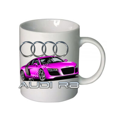 Audi - R8 - Pink - Boutique Ceramic Mug Thumbnail