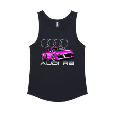 Audi - R8 - Pink - Women's Sunday Singlet Thumbnail
