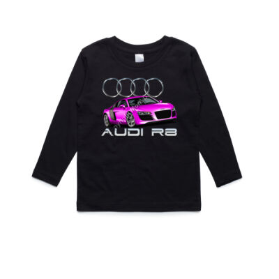 Audi - R8 - Pink - AS Colour Kids Longsleeve Tee Thumbnail