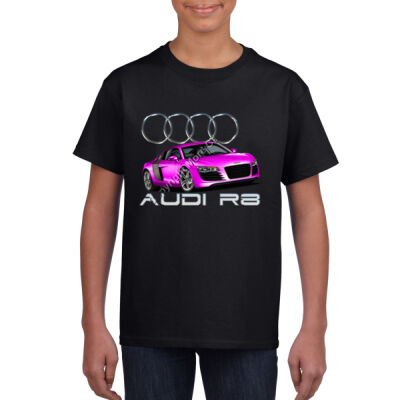 Audi - R8 - Pink - Youth Crew Neck Tee (Same Day) Thumbnail