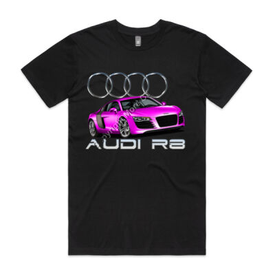 Audi - R8 - Pink - Mens Staple Tee Thumbnail