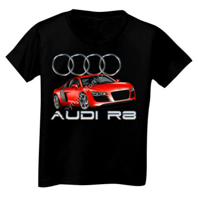 Audi - R8 - Red - Toddler Unisex T Shirt Thumbnail