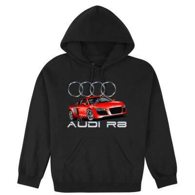 Audi - R8 - Red - Hooded Sweatshirt Thumbnail