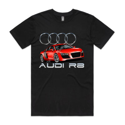 Audi - R8 - Red - Mens Staple Tee Thumbnail