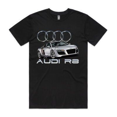 Audi - R8 - Silver - Mens Staple Tee Thumbnail