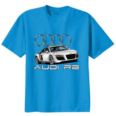 Audi - R8 - White - Unisex Modern Fit Tee Thumbnail