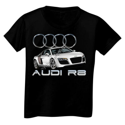 Audi - R8 - White - Toddler Unisex T Shirt Thumbnail