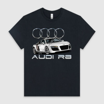 Audi - R8 - White - HeavyCotton™ Tee Thumbnail