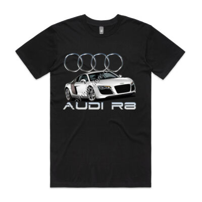 Audi - R8 - White - Mens Staple Tee Thumbnail