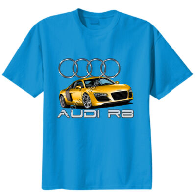 Audi - R8 - Yellow - Unisex Modern Fit Tee Thumbnail