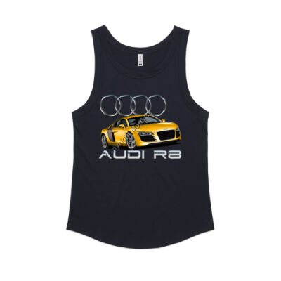 Audi - R8 - Yellow - Women's Sunday Singlet Thumbnail