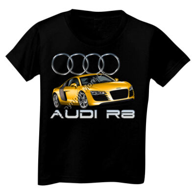 Audi - R8 - Yellow - Toddler Unisex T Shirt Thumbnail