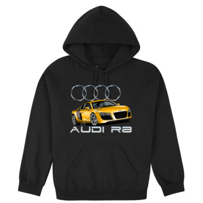 Audi - R8 - Yellow - Hooded Sweatshirt Thumbnail