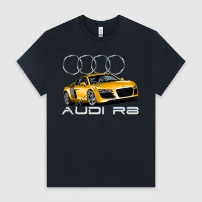 Audi - R8 - Yellow - HeavyCotton™ Tee Thumbnail