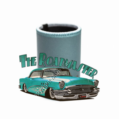 1956 Roadmaster - Aqua With Flames - Stubby Coolers with Base Thumbnail