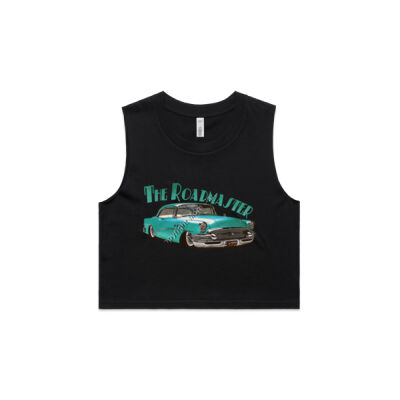 1956 Roadmaster - Aqua - AS Colour Women's Crop Tank Thumbnail