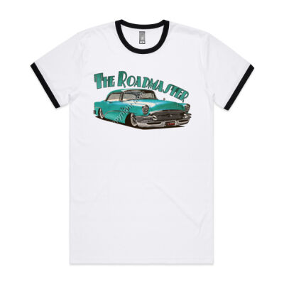 1956 Roadmaster - Aqua - Mens Ringer Tee Thumbnail