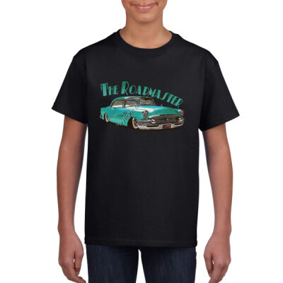 1956 Roadmaster - Aqua - Youth Crew Neck Tee (Same Day) Thumbnail