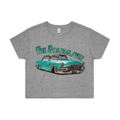 1956 Roadmaster - Aqua - AS Colour CROP TEE - 4062 Thumbnail