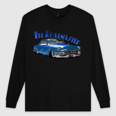1956 Roadmaster - Blue - Ultra Cotton Mens Longsleeve Tee Thumbnail