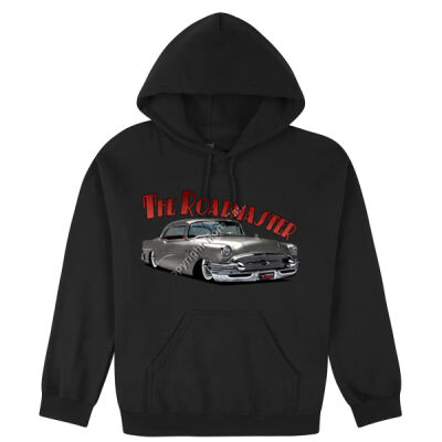 1956 Roadmaster - Charcoal - Hooded Sweatshirt Thumbnail