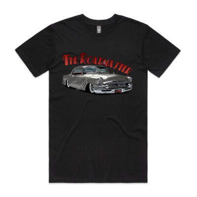 1956 Roadmaster - Charcoal - Mens Staple Tee Thumbnail