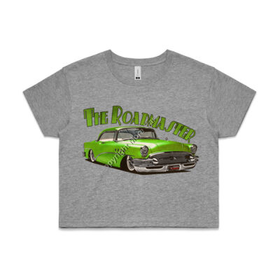 1956 Roadmaster - Green - AS Colour CROP TEE - 4062 Thumbnail