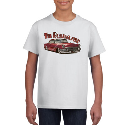 1956 Roadmaster - Maroon - Gildan Youth Unisex T Shirt Thumbnail