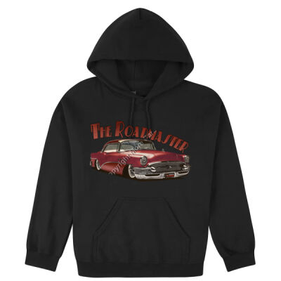 1956 Roadmaster - Maroon - Hooded Sweatshirt Thumbnail