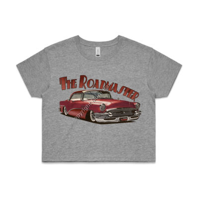 1956 Roadmaster - Maroon - AS Colour CROP TEE - 4062 Thumbnail