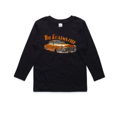 1956 Roadmaster - Orange - AS Colour Kids Longsleeve Tee Thumbnail