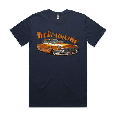 1956 Roadmaster - Orange - Mens Staple Tee Thumbnail