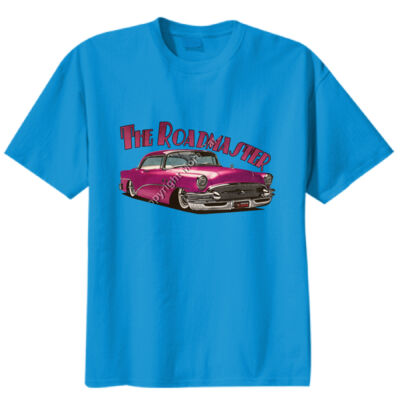 1956 Roadmaster - Pink - Unisex Modern Fit Tee Thumbnail