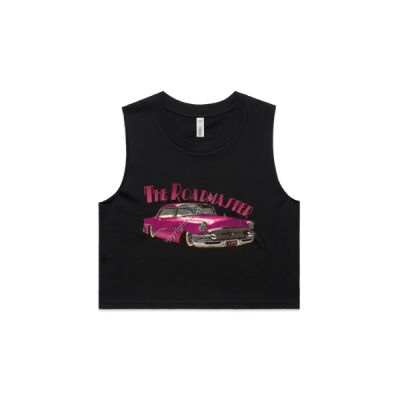 1956 Roadmaster - Pink - AS Colour Women's Crop Tank Thumbnail