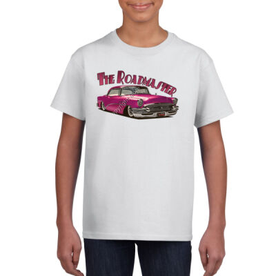 1956 Roadmaster - Pink - Gildan Youth Unisex T Shirt Thumbnail
