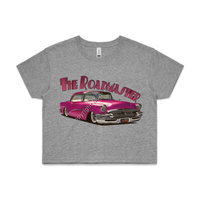1956 Roadmaster - Pink - AS Colour CROP TEE - 4062 Thumbnail
