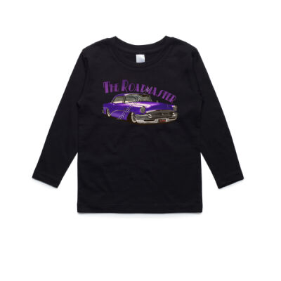 1956 Roadmaster - Purple - AS Colour Kids Longsleeve Tee Thumbnail