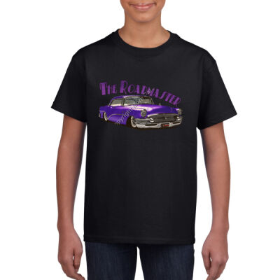 1956 Roadmaster - Purple - Youth Crew Neck Tee (Same Day) Thumbnail