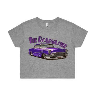 1956 Roadmaster - Purple - AS Colour CROP TEE - 4062 Thumbnail