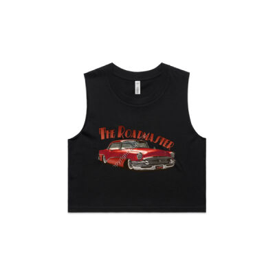 1956 Roadmaster - Red - AS Colour Women's Crop Tank Thumbnail