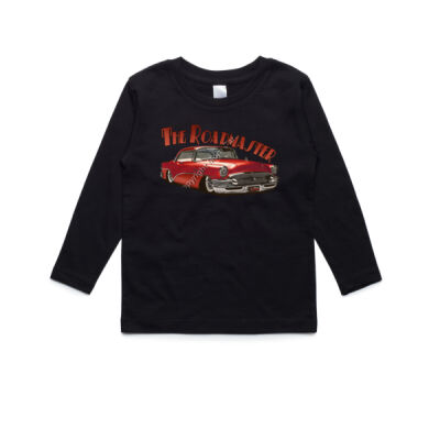 1956 Roadmaster - Red - AS Colour Kids Longsleeve Tee Thumbnail