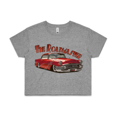 1956 Roadmaster - Red - AS Colour CROP TEE - 4062 Thumbnail