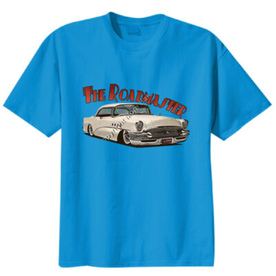 1956 Roadmaster - White - Unisex Modern Fit Tee Thumbnail