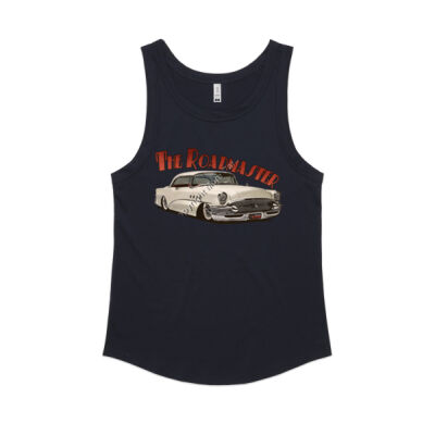1956 Roadmaster - White - Women's Sunday Singlet Thumbnail
