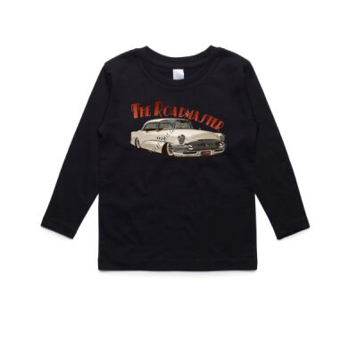 1956 Roadmaster - White - AS Colour Kids Longsleeve Tee Thumbnail
