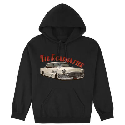 1956 Roadmaster - White - Hooded Sweatshirt Thumbnail