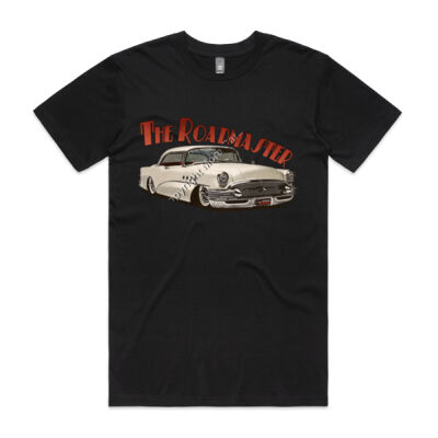 1956 Roadmaster - White - Mens Staple Tee Thumbnail